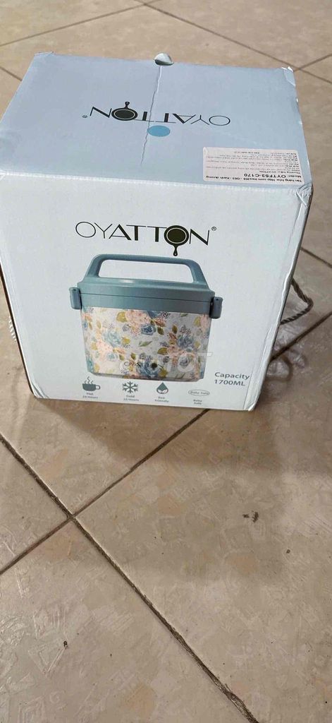 Cặp lồng giữ nhiệt OYATTON OYTF53-C170 Xanh dương. Mua bán Dụng cụ nhà bếp tại Huyện Gia Lâm Hà Nội được đăng bởi Nguyễn Vũ hình 1