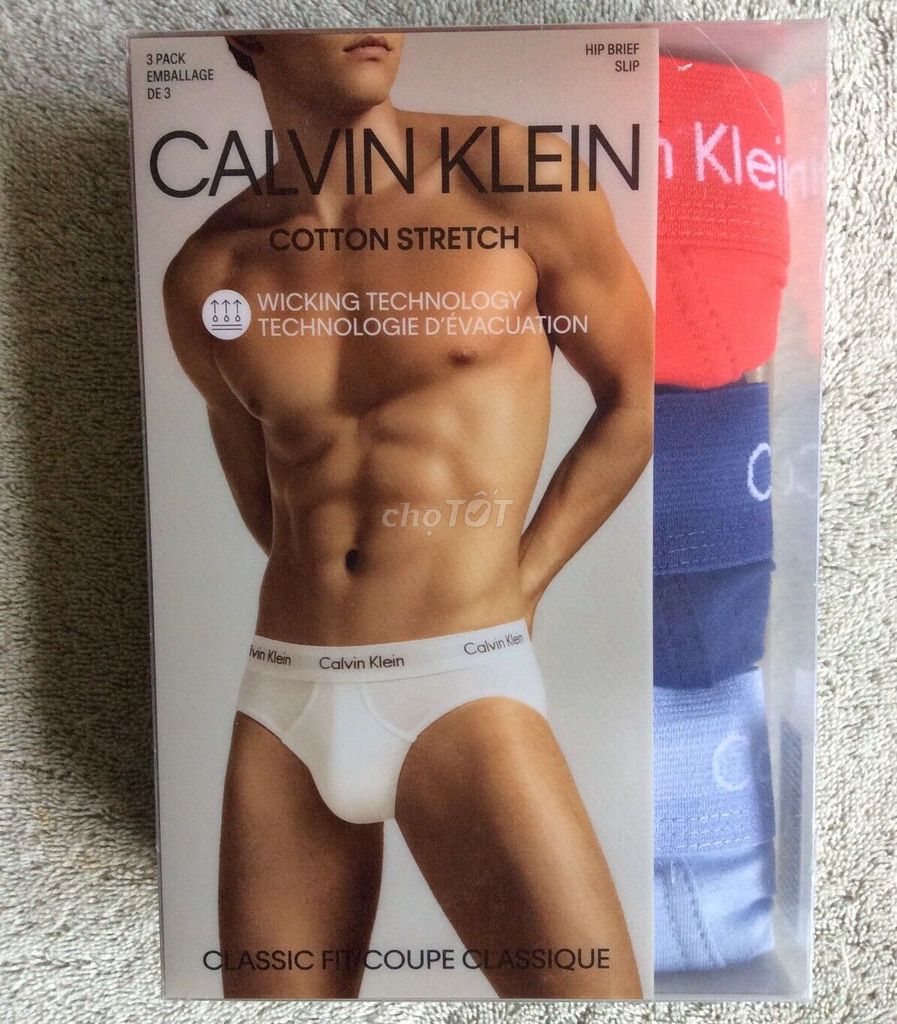 Quần lót nam Calvin Klein Pack 3 chính hãng