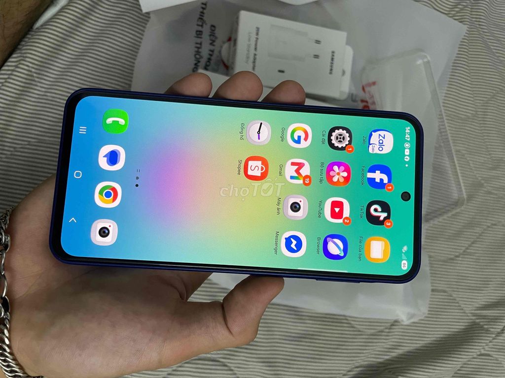 Samsung Galaxy A27 5G Xanh. Mua bán Điện thoại tại Quận Tây Hồ Hà Nội được đăng bởi Alextran hình 1