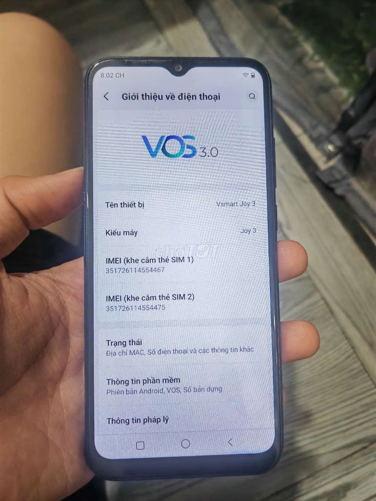 Vsmart Joy 3 chữa cháy giá rẻ. Mua bán Điện thoại tại Huyện Nhà Bè Tp Hồ Chí Minh được đăng bởi Kim hình 1
