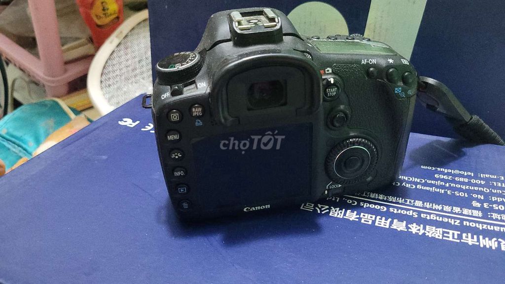 Máy ảnh Canon 7D DSLR Đen 18-55mm. Mua bán Máy ảnh, Máy quay tại Huyện Bình Tân Vĩnh Long được đăng bởi Nguyễn Thanh Lợi hình 1