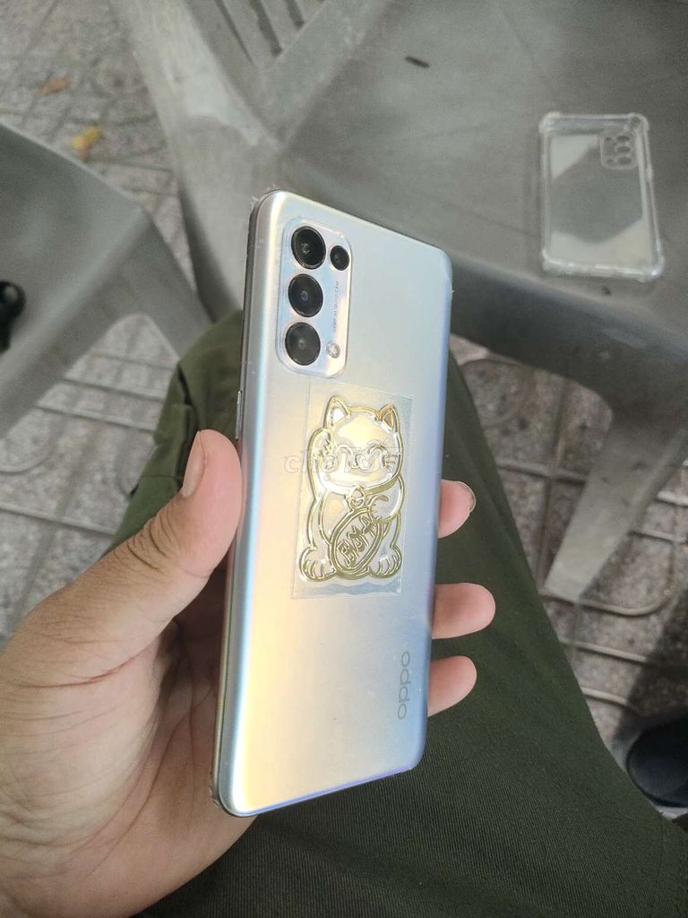 OPPO Reno 5 8GB/128GB Bạc fun zen. Mua bán Điện thoại tại Quận Ninh Kiều Cần Thơ được đăng bởi phan hoàng Anh thư  hình 1