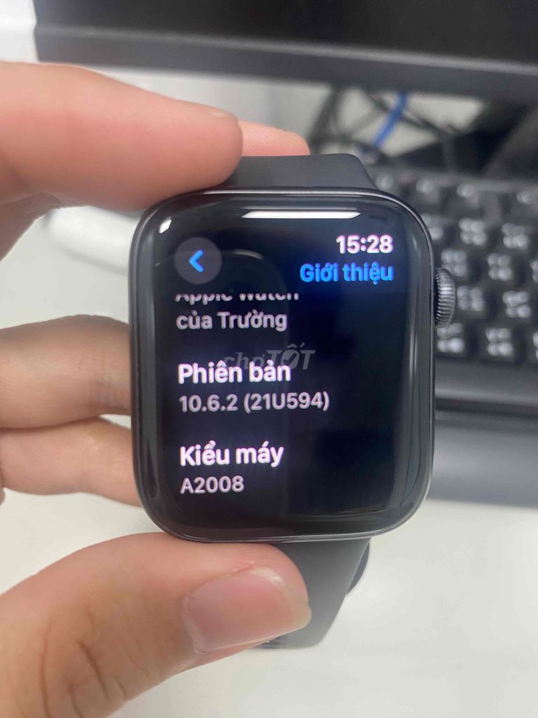 Apple Watch Series 4 Đen Nhôm. Mua bán Thiết bị đeo thông minh tại Huyện Nhơn Trạch Đồng Nai được đăng bởi  Trường hình 1
