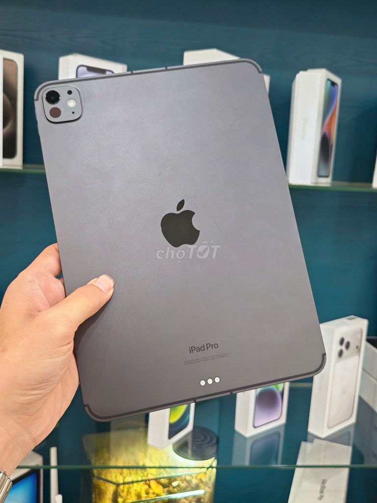 iPad Pro 11" M4 256GB WiFi 5G Đen Pin 100 Zin All. Mua bán Máy tính bảng tại Quận Phú Nhuận Tp Hồ Chí Minh được đăng bởi TYMO Việt Nam hình 1