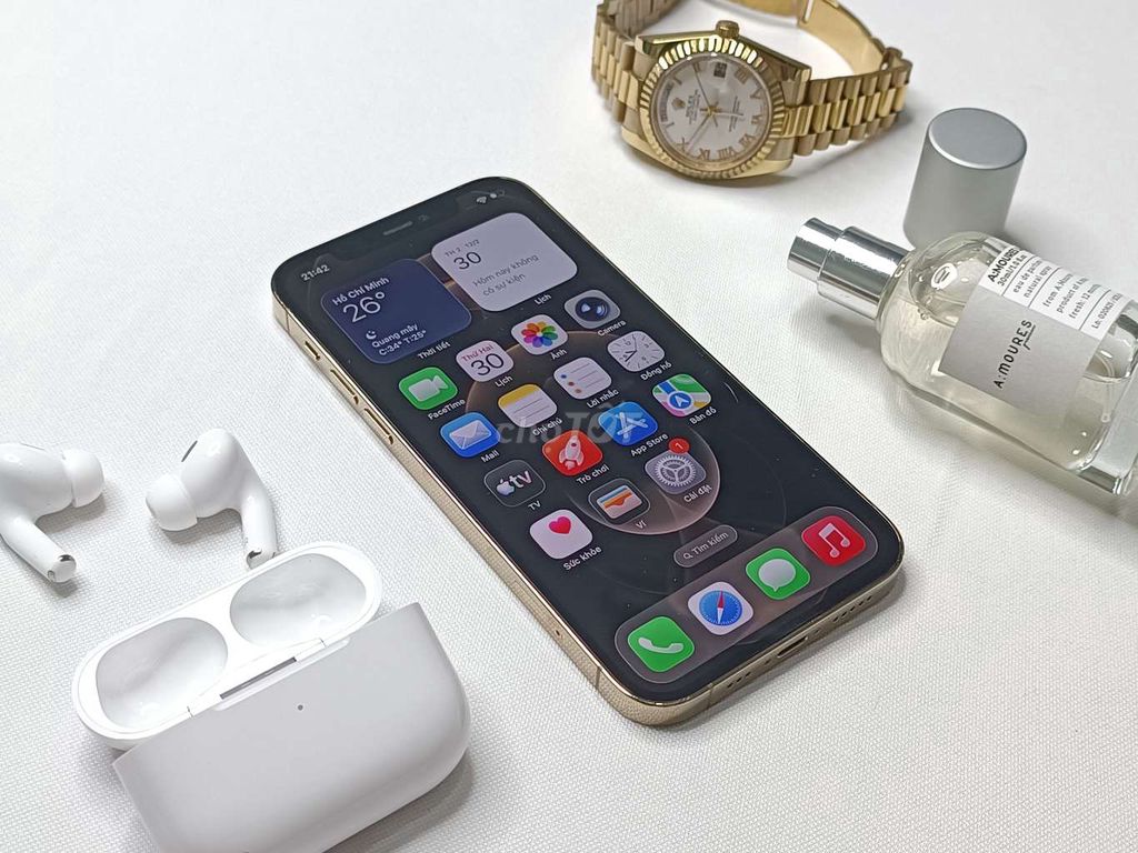 iphone 12 Pro 128GB, pin new, bh 1th. Mua bán Điện thoại tại Thành phố Long Xuyên An Giang được đăng bởi Trung Mobile  hình 1