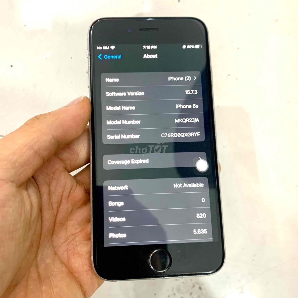 iPhone 6s 64gb quốc tế J/A