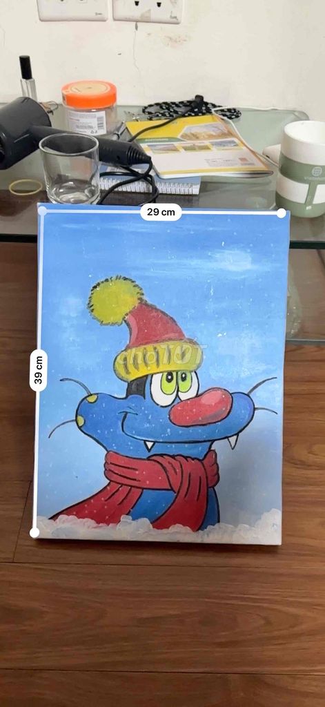 Tranh acrylic Oggy 30x40cm đa dạng màu. Mua bán Đồ sưu tầm, đồ cổ tại Quận Bắc Từ Liêm Hà Nội được đăng bởi bùi ngọc thành hình 1