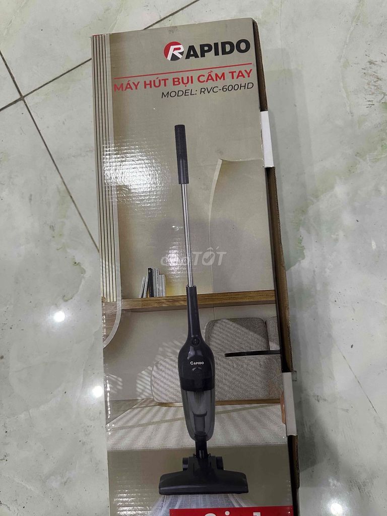 Máy hút bụi cầm tay Rapido RVC-600HD Đen. Mua bán Thiết bị vệ sinh, nhà tắm tại Thành phố Biên Hòa Đồng Nai được đăng bởi Đỗ Minh Sơn hình 1