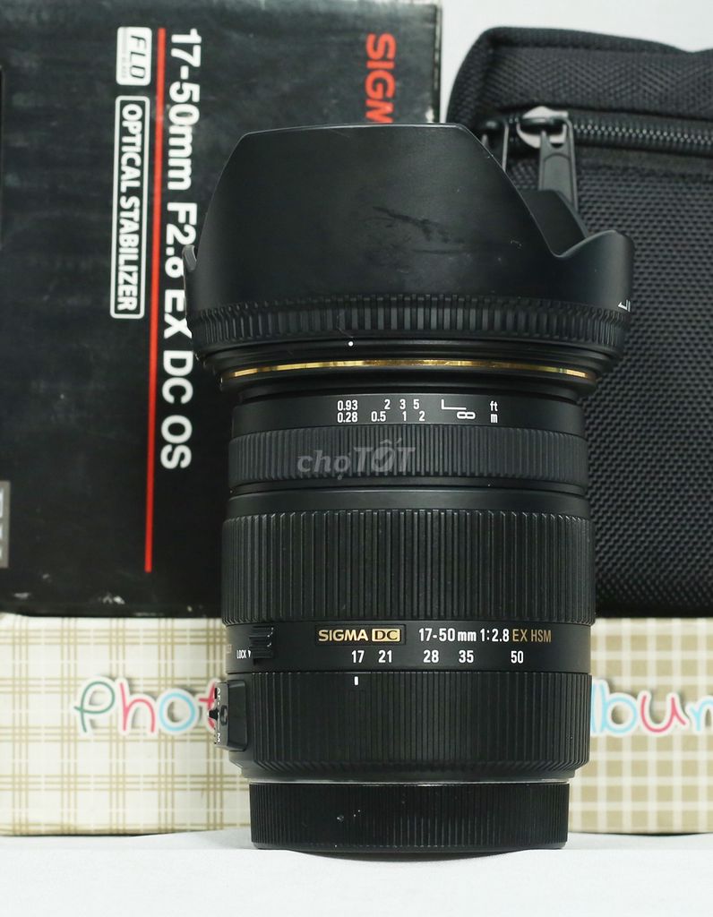 Sigma 17-50 f2.8 EX DC OS HSM, For Canon, Fulbbox