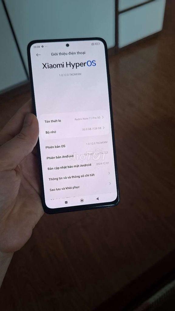Redmi note 11 pro 5g, ram 8/128g zin full cn.. Mua bán Điện thoại tại Huyện Gia Lâm Hà Nội được đăng bởi Hoàng Ngọc hình 1