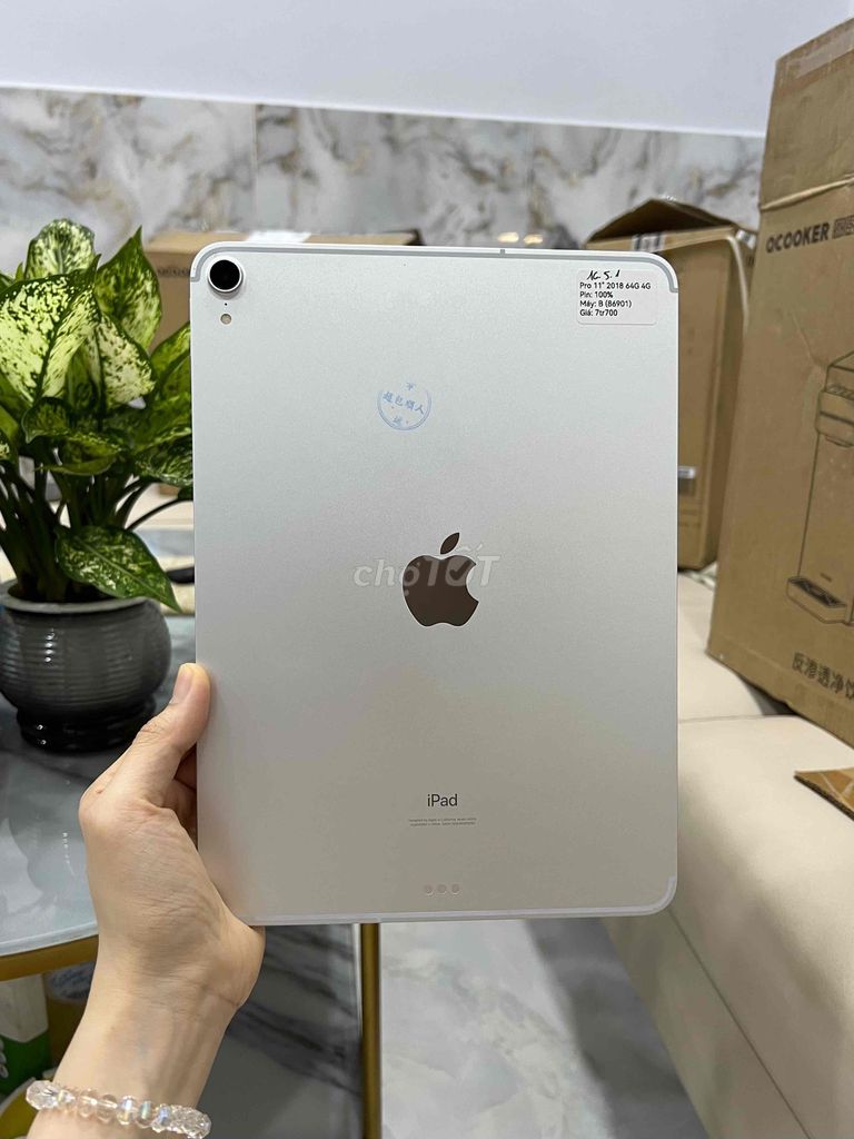 iPad Pro 11in 2018 64G 4G Pin zin 100 IOS 16.5.1. Mua bán Máy tính bảng tại Huyện Hóc Môn Tp Hồ Chí Minh được đăng bởi SIRI STORE HCM hình 1