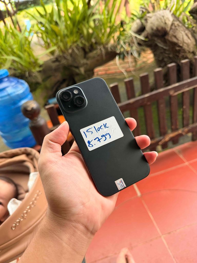 Apple iPhone 15 Lock Đen - giao lưu - góp. Mua bán Điện thoại tại Quận Gò Vấp Tp Hồ Chí Minh được đăng bởi Quảng Phạm Mua Iphone Lock và QT  HCM hình 1
