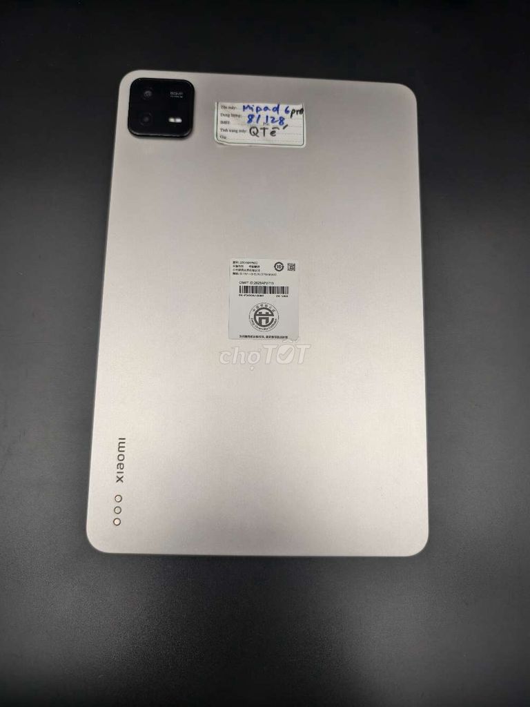 Xiaomi Pad 6 Pro wifi 8/128g quốc tế. Mua bán Máy tính bảng tại Quận 6 Tp Hồ Chí Minh được đăng bởi Nhất Tín Mobile hình 1