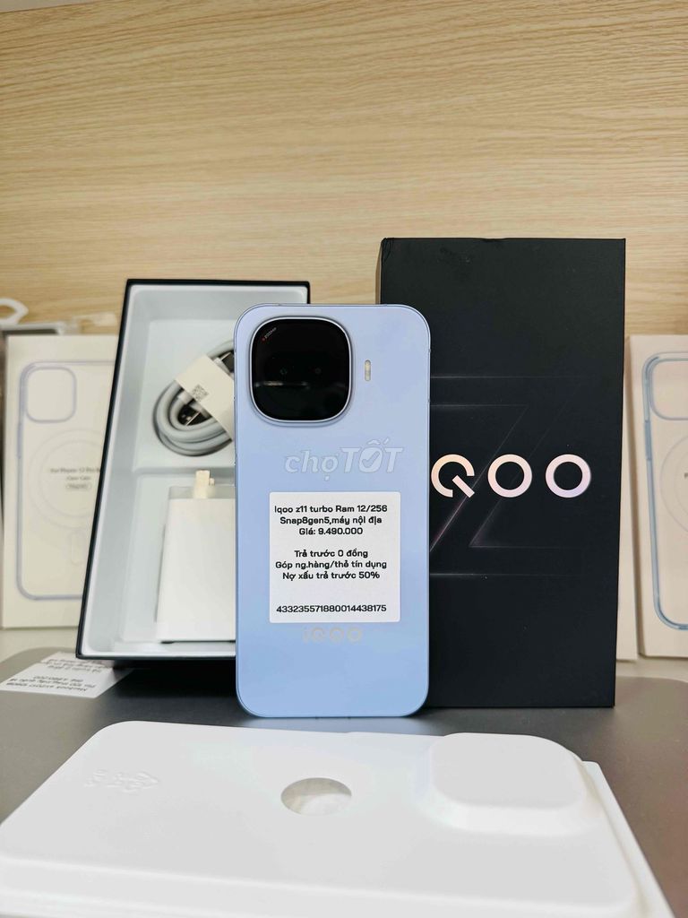 iQOO Z11 Turbo 12GB/256GB Xám hỗ trợ góp. Mua bán Điện thoại tại Thành phố Long Xuyên An Giang được đăng bởi Ngân KNmobile An Giang  hình 1