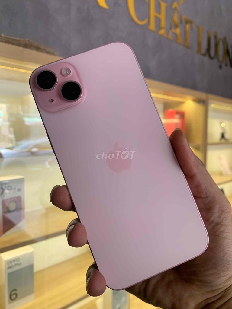 Apple iPhone 15 Plus Hồng  nguyên zin đẹp 99%. Mua bán Điện thoại tại Quận Ninh Kiều Cần Thơ được đăng bởi shop một chín tám tám hình 1