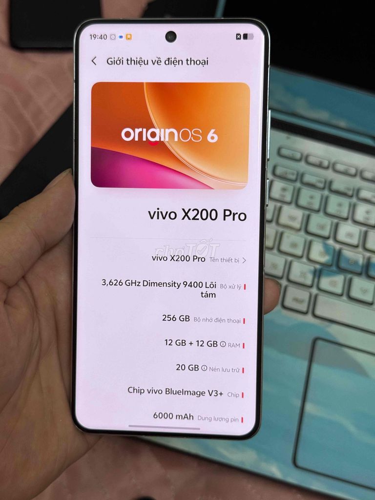 Vivo X200 Pro 256GB Trắng. Mua bán Điện thoại tại Quận Thanh Xuân Hà Nội được đăng bởi KING STORE hình 1