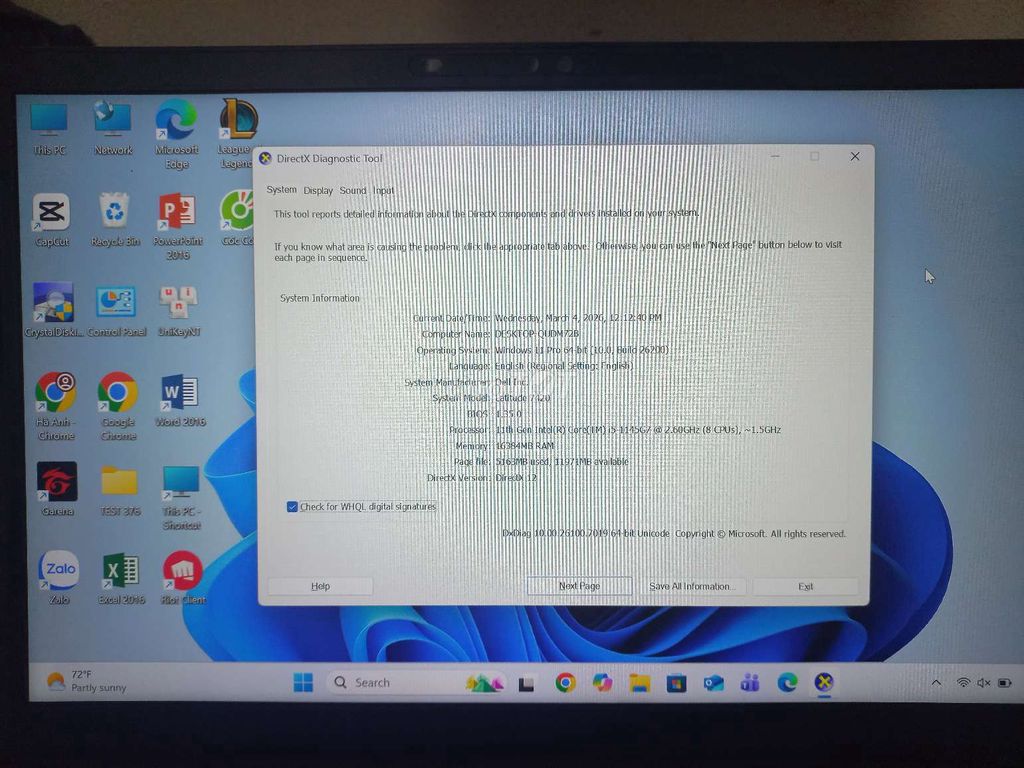 Dell Lattitude 7420 i5-1145G7 16GB/256GB. Mua bán Laptop tại Quận Bắc Từ Liêm Hà Nội được đăng bởi Hà anh hình 1
