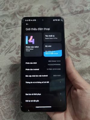 Xiaomi Redmi Note 10 Pro 128GB Đen