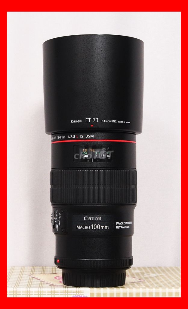 Canon 100 f2.8 L IS USM Macro còn RẤT MỚI KÍNH ĐẸP