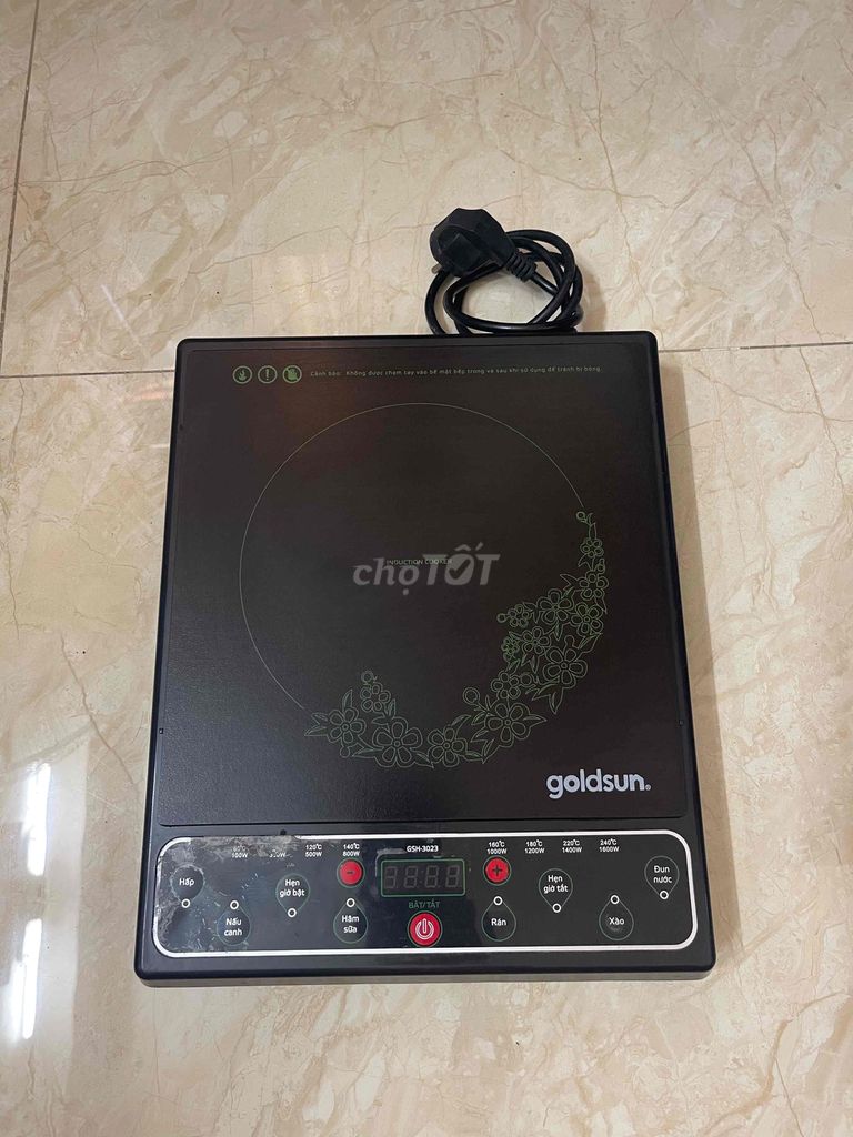 Bếp từ Goldsun GSH-3023 Đen. Mua bán Bếp, lò, đồ điện nhà bếp tại Quận Phú Nhuận Tp Hồ Chí Minh được đăng bởi Thiên Kim hình 1