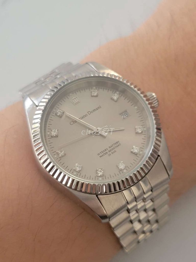 Đồng hồ Cristiano Domani Nam 36mm. Mua bán Đồng hồ tại Huyện Đông Anh Hà Nội được đăng bởi Hung lee hình 1