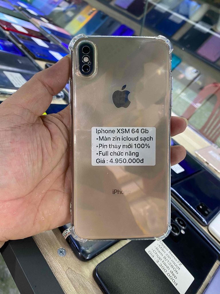 Apple iPhone XS Max 64GB Vàng 100%. Mua bán Điện thoại tại Thành phố Bến Tre Bến Tre được đăng bởi Điện thoại Bến Tre giá rẻ hình 1