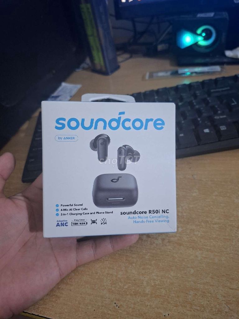 Tai nghe Soundcore R50i NC Đen 360k bao ship. Mua bán Tivi, Âm thanh tại Thị xã Sơn Tây Hà Nội được đăng bởi Minh Châu Đào hình 1