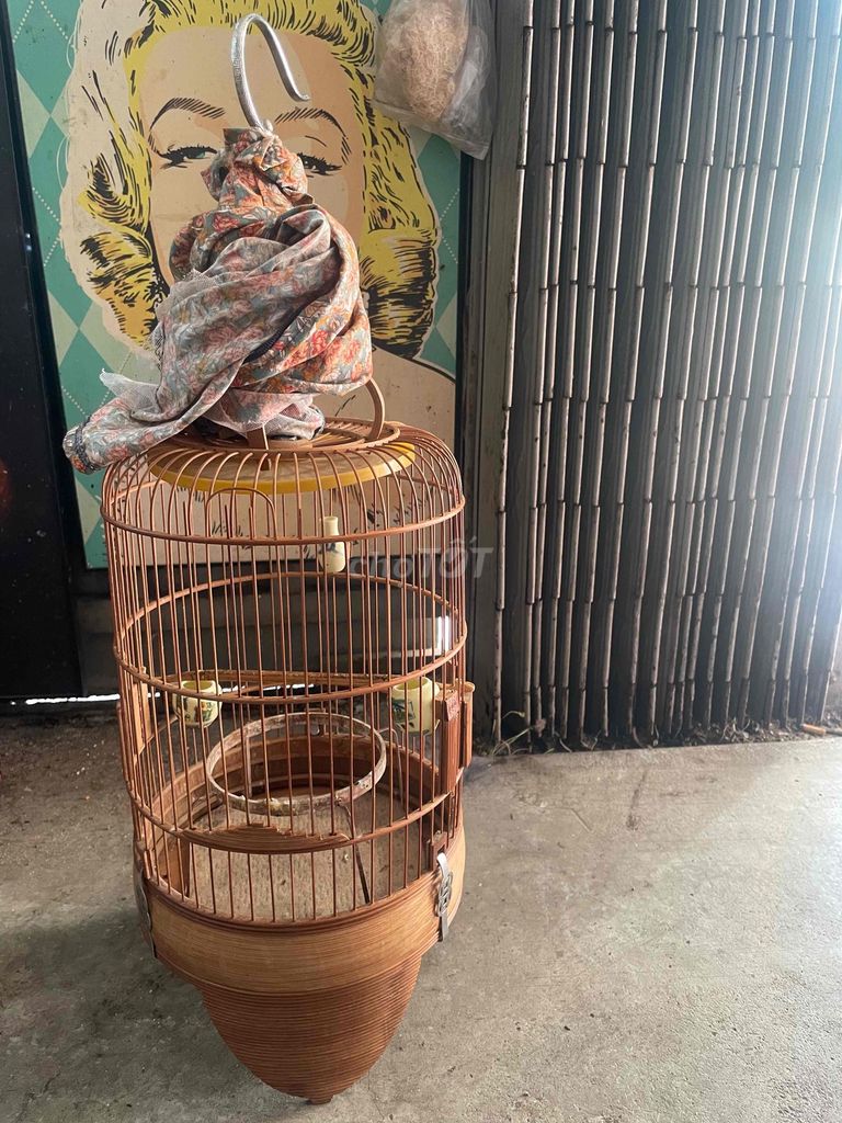 Lồng chim tre màu nâu. Mua bán Phụ kiện, Thức ăn, Dịch vụ tại Quận Tân Phú Tp Hồ Chí Minh được đăng bởi Chị Xuân hình 1