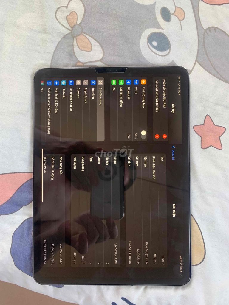 Apple iPad Pro 11 inch Xám 64GB Mới. Mua bán Máy tính bảng tại Thành phố Vinh Nghệ An được đăng bởi SƠN TRƯỜNG hình 1