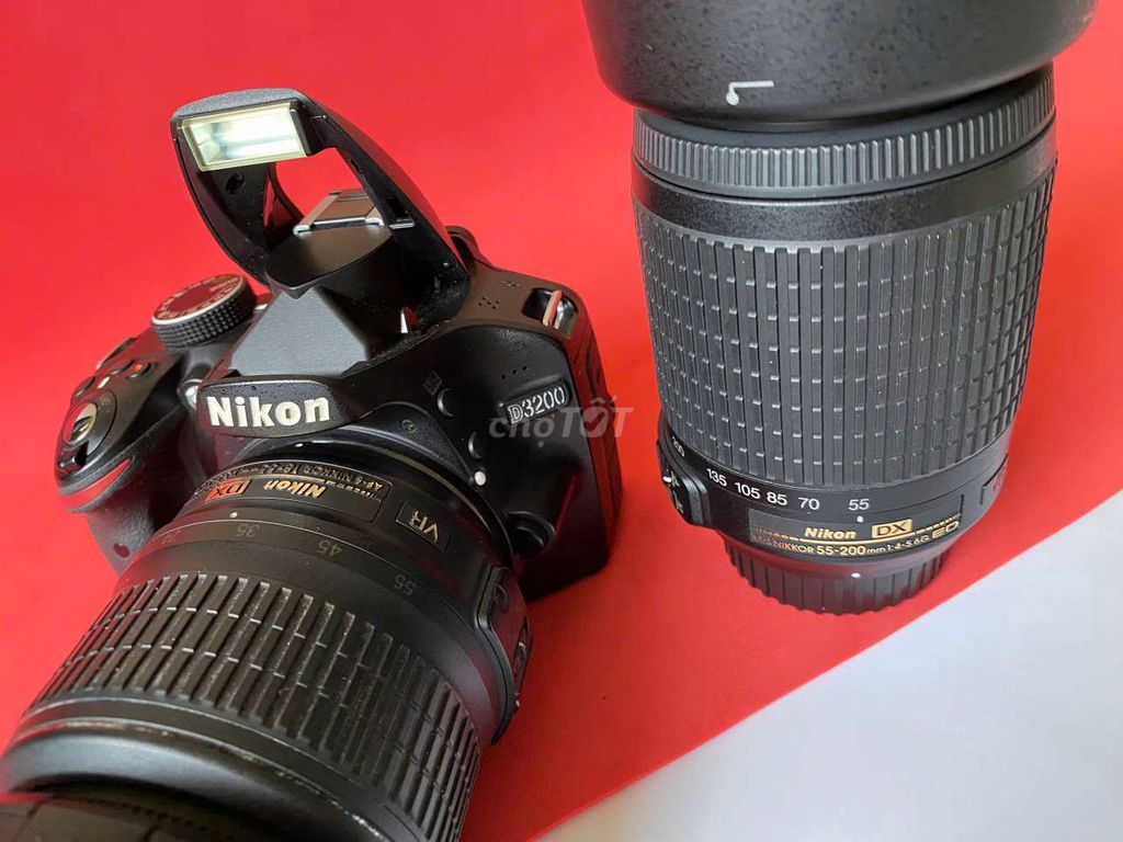 Nikon D3200&Lens 18-55 G VR giá SV.