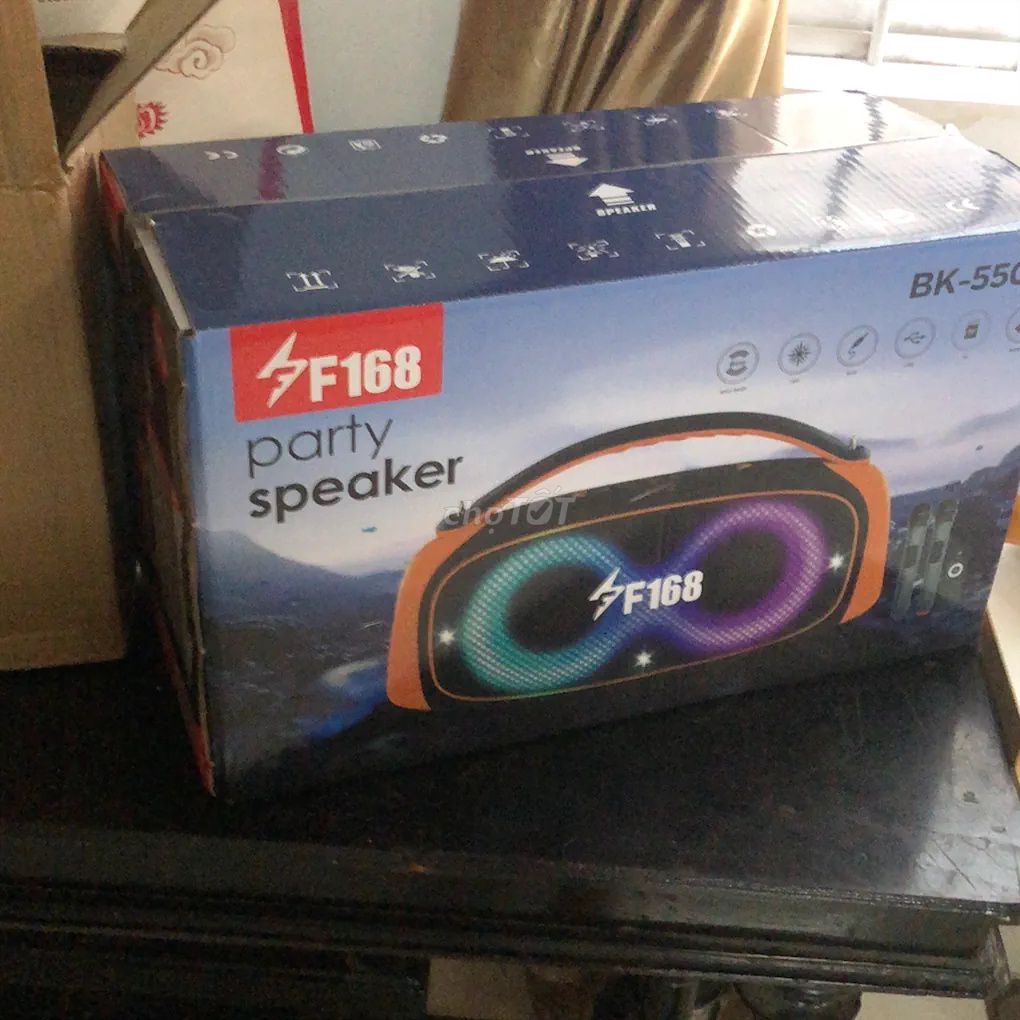 Loa di động F168 BK-550 Đã sử dụng. Mua bán Tivi, Âm thanh tại Thành phố Rạch Giá Kiên Giang được đăng bởi Nguyễn Minh Đăng hình 1