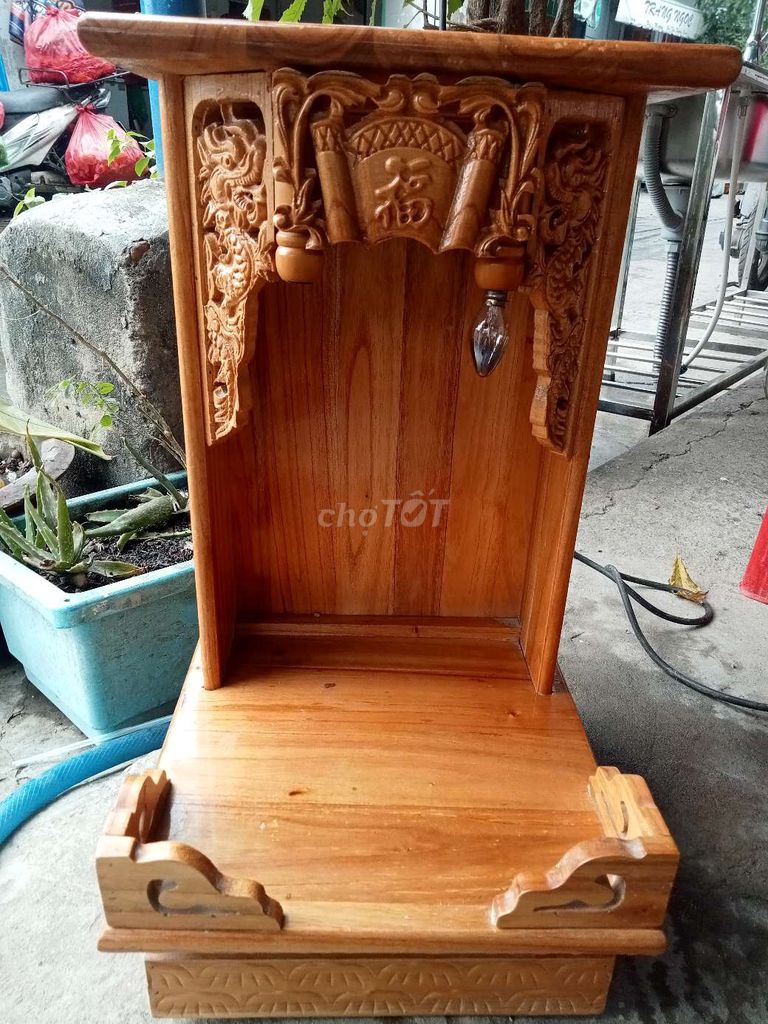 Bàn thờ treo tường Gỗ Nâu. Mua bán Nội thất, đồ gia dụng khác tại Quận Bình Tân Tp Hồ Chí Minh được đăng bởi Minh Hiền  hình 1