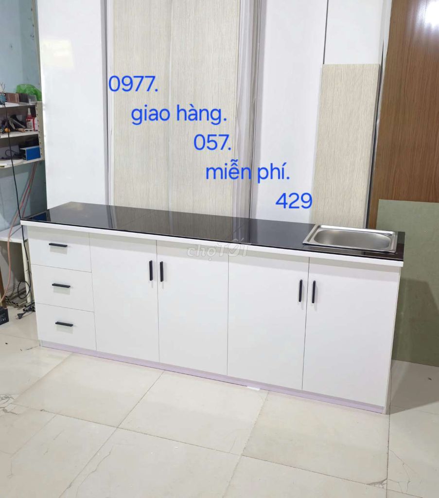 Tủ bếp Nhựa ngang  Trắng 2m03cm.mini. Mua bán Tủ, kệ gia đình tại Thành phố Thủ Đức Tp Hồ Chí Minh được đăng bởi lê xuân hình 1