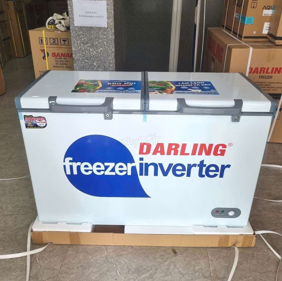 Tủ đông mát Darling inverter 350L nguyên thùng