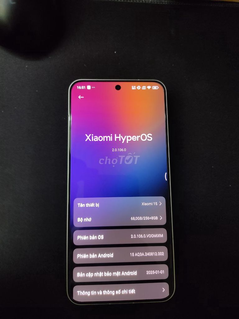 Xiaomi 15 12/256GB Xanh Cốm Rom Quốc tế. Mua bán Điện thoại tại Quận Thanh Xuân Hà Nội được đăng bởi Văn Hùng “hugluk” Phạm hình 1