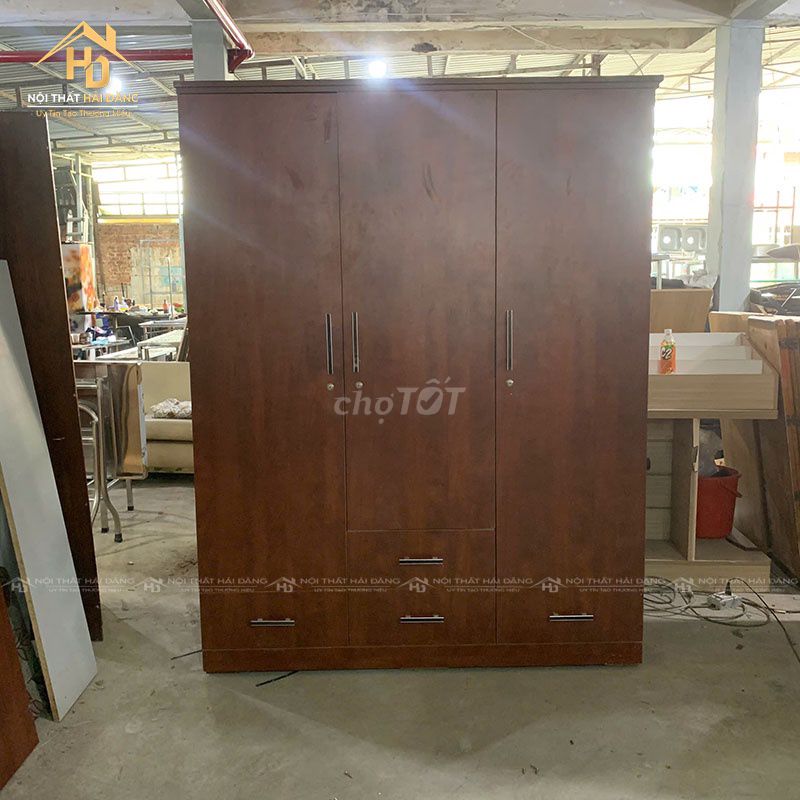 Tủ Quần Áo Gỗ Công Nghiệp 1m6x2m Đã Dùng Mới 90%. Mua bán Tủ, kệ gia đình tại Quận Tân Phú Tp Hồ Chí Minh được đăng bởi Công Ty TNHH TM DV INKPRO hình 1