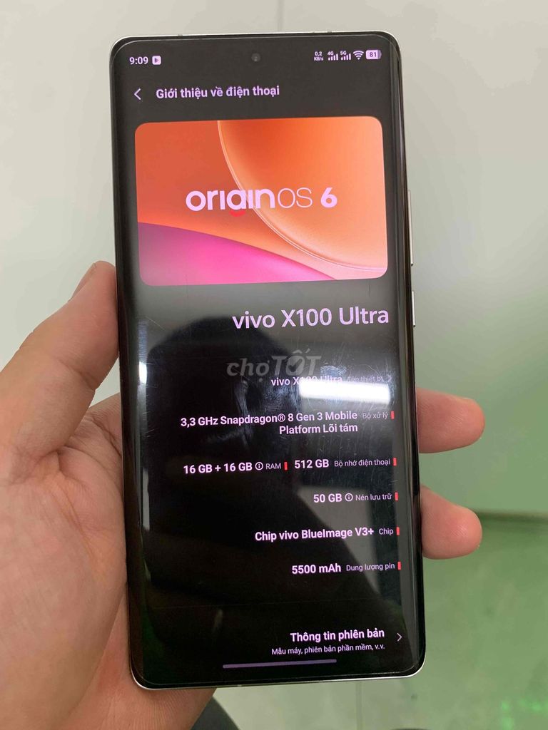 Vivo X100 Ultra 512GB Titan. Mua bán Điện thoại tại Huyện Thuỷ Nguyên Hải Phòng được đăng bởi Ba HP hình 1