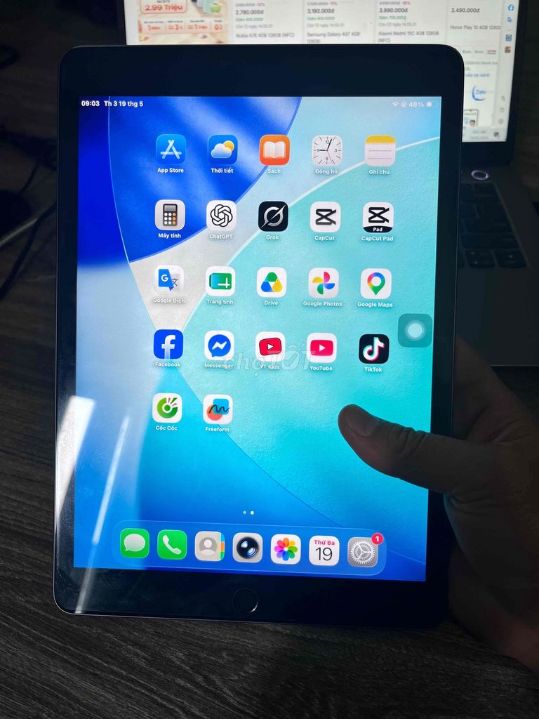Apple iPad Gen 9 64GB Xám. Mua bán Máy tính bảng tại Huyện Quế Võ Bắc Ninh được đăng bởi Honey Badger hình 1