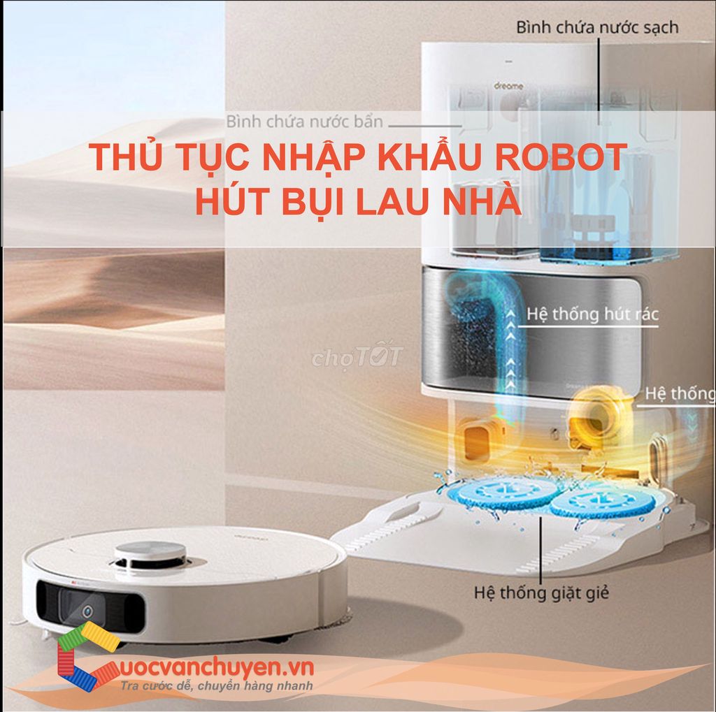 Thủ Tục Nhập Khẩu Robot Hút Bụi Lau Nhà Tự Động. Dịch vụ tại Quận 1 Tp Hồ Chí Minh được đăng bởi Cước Vận Chuyển hình 1