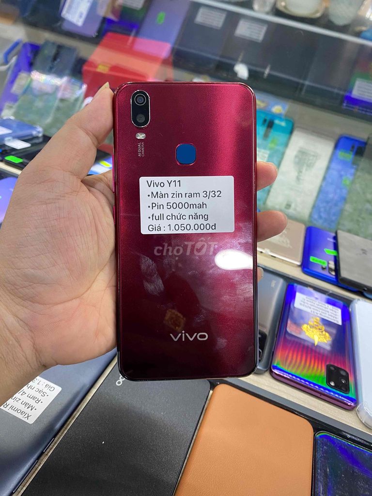 Vivo Y11 3GB/32GB Đỏ. Mua bán Điện thoại tại Thành phố Bến Tre Bến Tre được đăng bởi Điện thoại Bến Tre giá rẻ hình 1