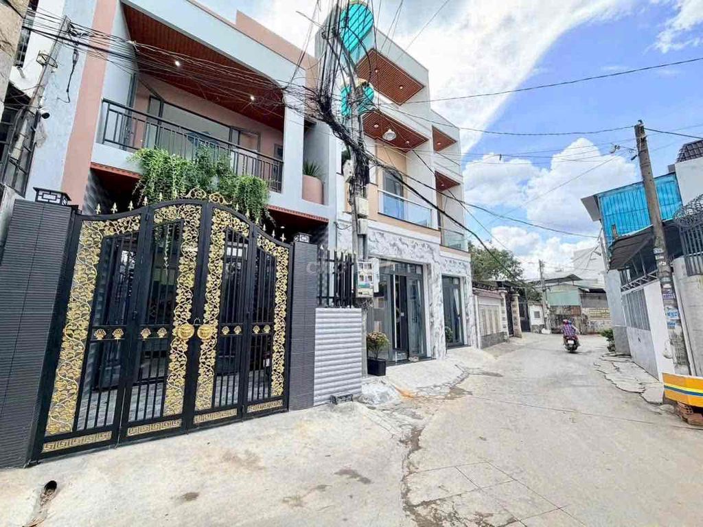 bán nhà lầu phường bửu hoà 75m đường oto thông