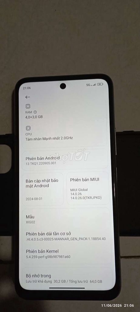 Mi Note10_5G_je- 4+3/64GB . Mua bán Điện thoại tại Quận Hà Đông Hà Nội được đăng bởi Đức Thuận hình 1