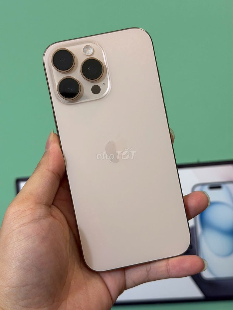  💖iPhone 16 Pro Max 256GB Vàng VNA zin ko lỗi. Mua bán Điện thoại tại Quận Thanh Xuân Hà Nội được đăng bởi Thành Vũ Mobile hình 1