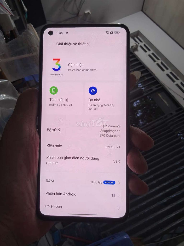 Realme Q5 pro 5G 870 game ngon. Mua bán Điện thoại tại Thành phố Bến Tre Bến Tre được đăng bởi Từ Tuấn Bến Tre hình 1