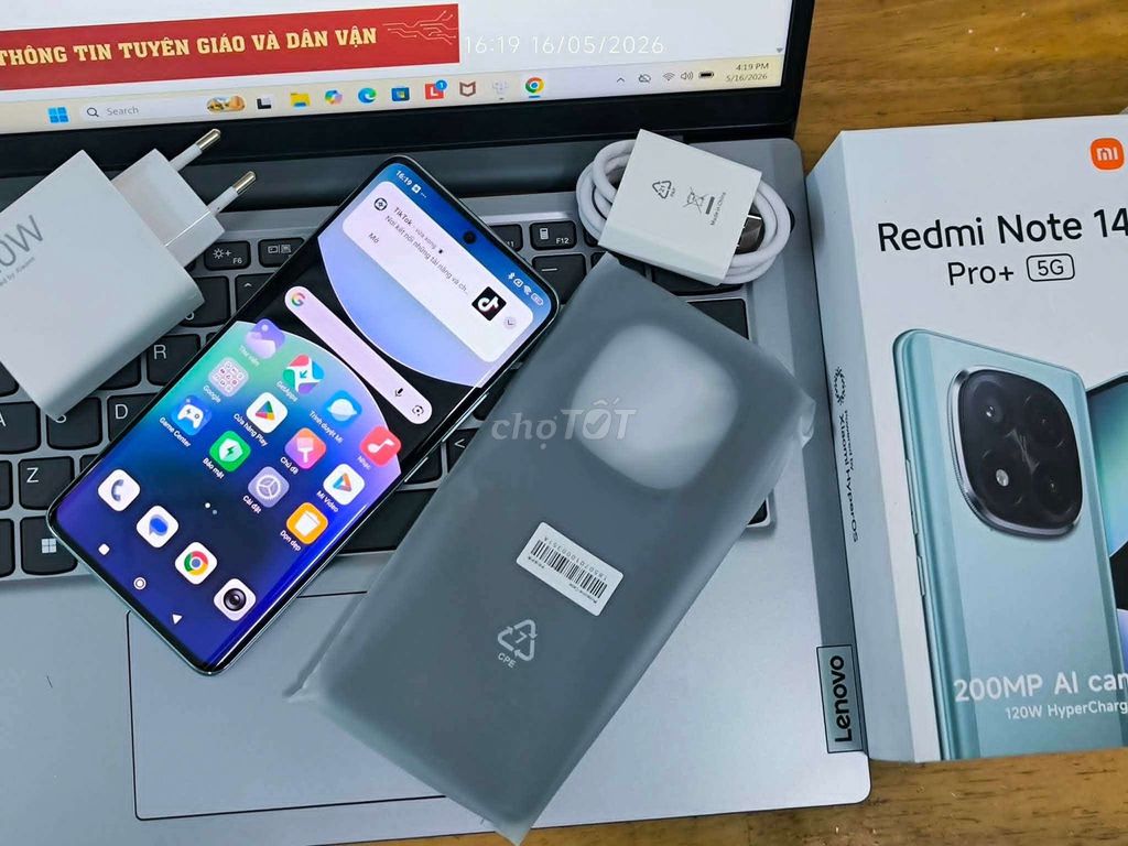 Xiaomi Redmi Note 14 Pro+ 5G 256GB Xanh Như mới. Mua bán Điện thoại tại Thành phố Qui Nhơn Bình Định được đăng bởi Trí Trần hình 1