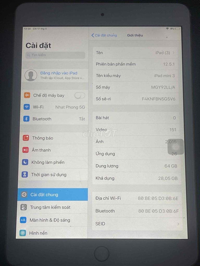 Apple iPad mini 3 64GB Vàng. Mua bán Máy tính bảng tại Quận 8 Tp Hồ Chí Minh được đăng bởi ngothanhdieungo hình 1