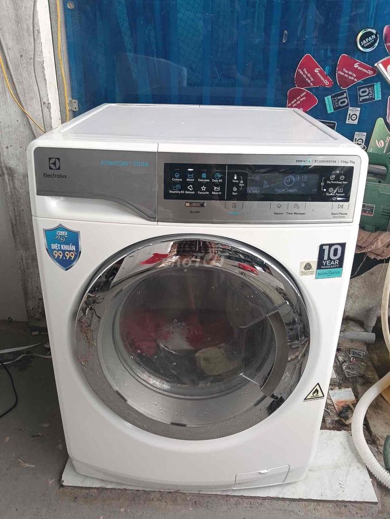 Máy giặt sấy Electrolux 11kg/7kg Trắng. Mua bán Máy giặt tại Huyện Trảng Bom Đồng Nai được đăng bởi Shop Toàn Express Businesses hình 1