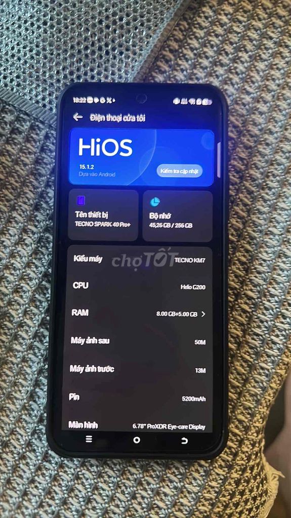 Tecno Spark 40 Pro+ 256GB Đen. Mua bán Điện thoại tại Huyện Gia Lâm Hà Nội được đăng bởi Lÿn hình 1