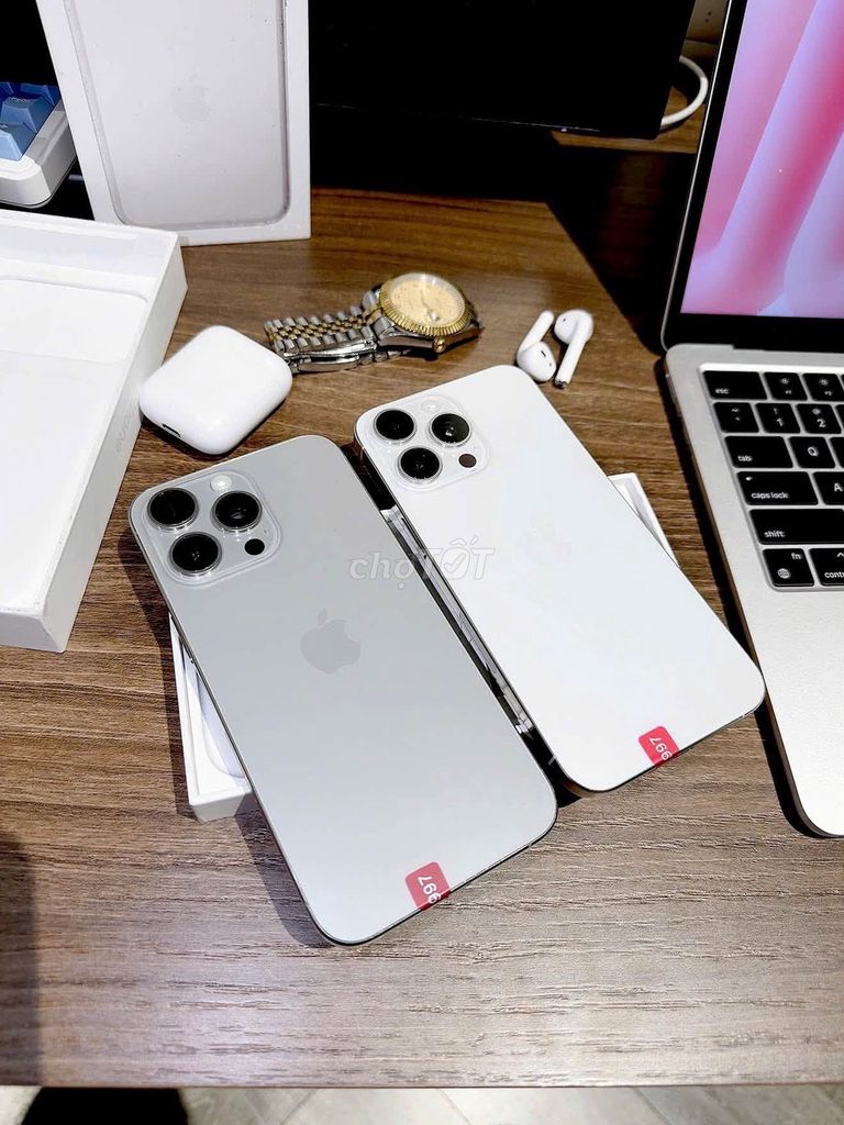 Apple iPhone 15 Pro Max 256GB Xám, Trắng Đã qua sử dụng. Mua bán Điện thoại tại Quận 1 Tp Hồ Chí Minh được đăng bởi Hội Đồ Điện Tử hình 1