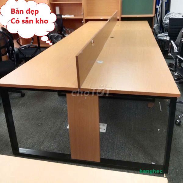 Bàn làm việc Gỗ Kim loại 3m,cụm bàn nhân viên đẹp. Mua bán Đồ dùng văn phòng tại Thành phố Thủ Đức Tp Hồ Chí Minh được đăng bởi PHÚ NHÀN NỘI THẤT THANH LÝ SÀI GÒN hình 1